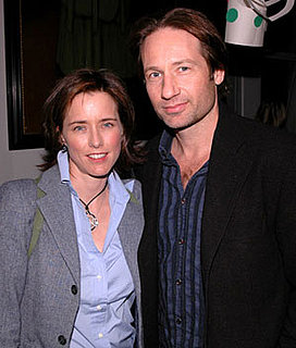 David Duchovny & Tea Leoni Split