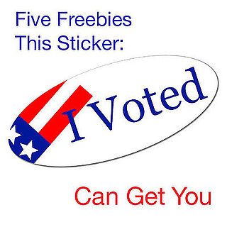Five Freebies You Can Get Just For Voting!