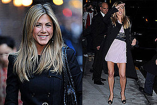 Photos and Video of Jennifer Aniston on Late Night With Dave Letterman On 12/17/2008