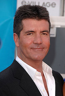 Photos of Shirtless Simon Cowell Sunbathing in Barbados with Sinitta