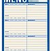 Menu Planning Pad