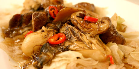Braised Oysters with Sea Moss Braised Oysters with Sea Moss