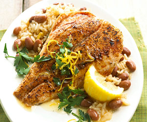 Fast & Easy Dinner: Cajun Snapper With Red Beans and Rice