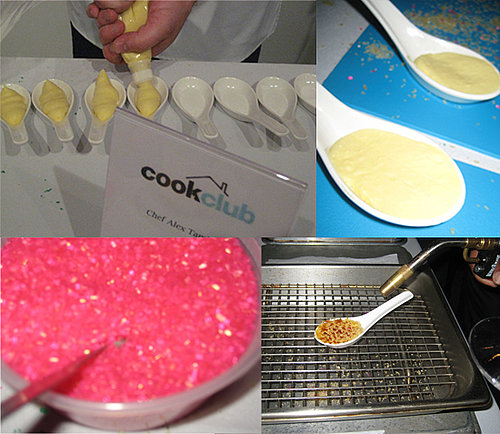 How fabulous is this idea?! A do-it-yourself creme brulee bar! Cook Club invited guests to make their own spoonful of creme brulee.
How fabulous is this idea?! A do-it-yourself creme brulee bar! Cook Club invited guests to make their own spoonful of creme brulee.