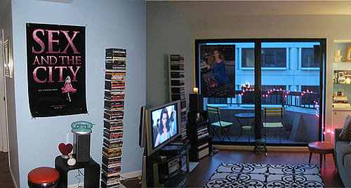 Since this was a housewarming for Fab's new apartment, we kept the decorations simple with black, white, and hot pink accents.
Fab got several Sex and the City movie posters that we hung on the wall. Pink Christmas lights were wrapped around the balcony's banister for a chic, festive glow.
Since this was a housewarming for Fab's new apartment, we kept the decorations simple with black, white, and hot pink accents.
Fab got several Sex and the City movie posters that we hung on the wall. Pink Christmas lights were wrapped around the balcony's banister for a chic, festive glow.