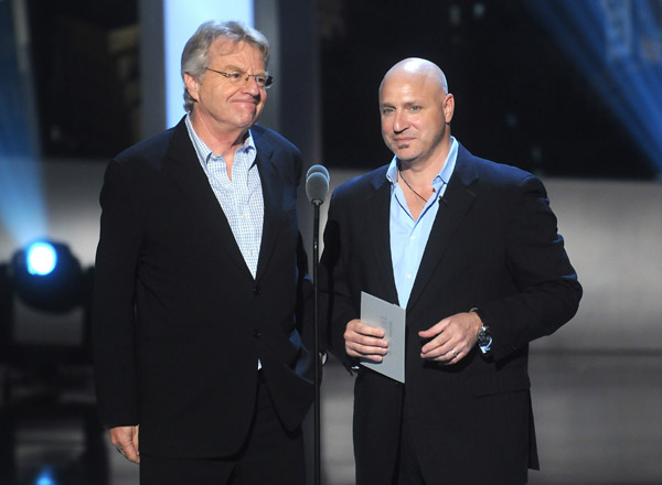 Tom Collichio and Jerry Springer Tom Collichio and Jerry Springer
