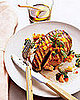 Sunday BBQ: Grilled Salmon with Spicy Honey-Basil Sauce