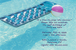 Come Party With Me: Pool Party — Invite