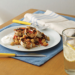 Fast & Easy Dinner: Shrimp and Chickpeas