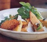 Warm Pumpkin Salad With Polenta and Candied Pumpkin Seeds Warm Pumpkin Salad With Polenta and Candied Pumpkin Seeds