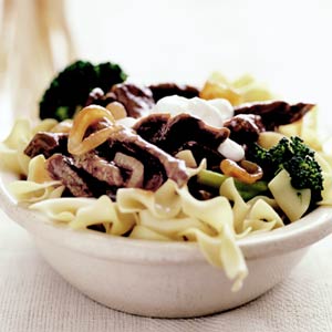 Fast & Easy Dinner: Beef Stroganoff With Pasta