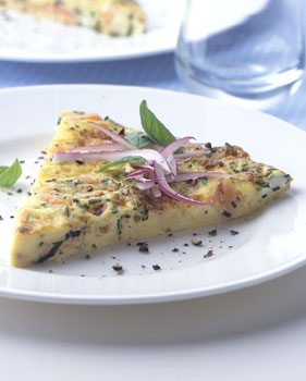 Smoked-Salmon and Cream Cheese Frittata Smoked-Salmon and Cream Cheese Frittata