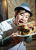 Fruitcake Beats Kobayashi in Charity Eating Competition