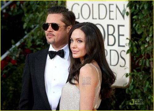 Brad & Angie @ the 66th Annual Golden Globes