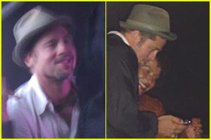 Brad hits up the RadioHead concert with Ed Norton, and shows us his dancing skills