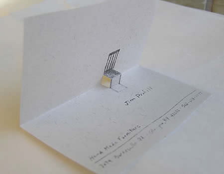 A furniture company's business card. A furniture company's business card.