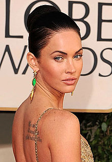 Megan Fox at the Golden Globes