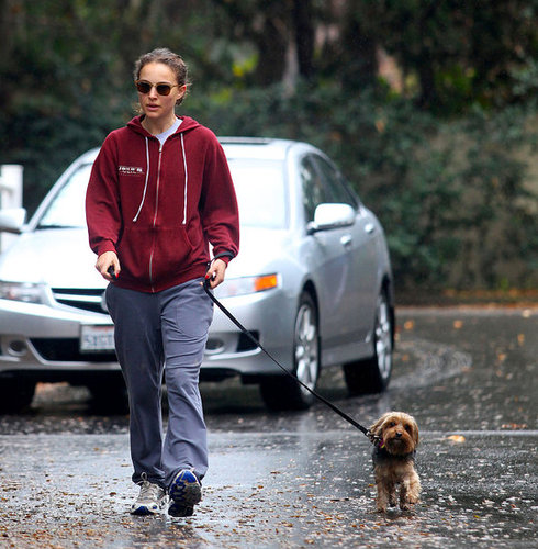 Natalie Portman Walks Her Dog Natalie Portman Walks Her Dog