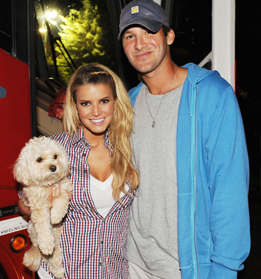 Jessica Simpson, Tony Romo and Daisy at the 16th Annual Country Thunder USA Jessica Simpson, Tony Romo and Daisy at the 16th Annual Country Thunder USA