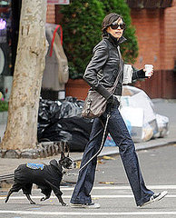 Famke and Licorice Brave the Cold (NY)City Streets