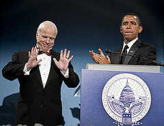 Front Page: Obama and McCain Dine On Inauguration Eve Front Page: Obama and McCain Dine On Inauguration Eve