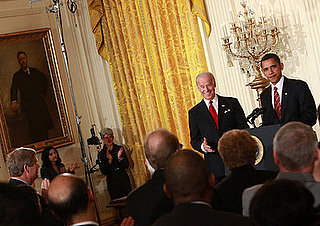 Obama and Biden Welcome Labor Unions Back to White House 