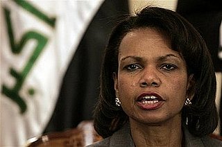 In Iraq, Rice Shows Support for Gov't-led Assaults on Militias
