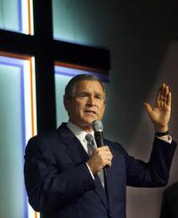 Bush Praises Faith-Based Groups For Helping Needy
