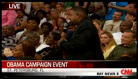 Obama Gets Heckled By Crowd at Townhall in St. Petersburg
