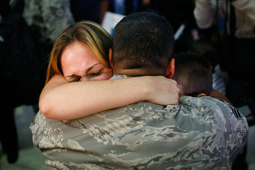 Pictures of Troops Coming Home