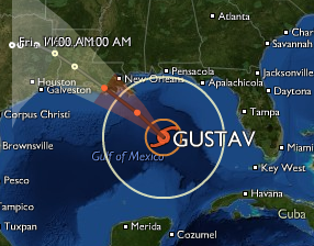 Track Hurricane Gustav Live