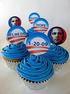 Lil Links: Obama Toppers For Your Tot's Inaugural Cupcakes
