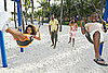 Lil Tip: Work Out at the Park by Pushing Swings 