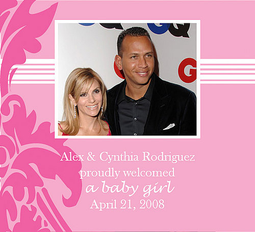 It's a Girl for Alex Rodriguez!