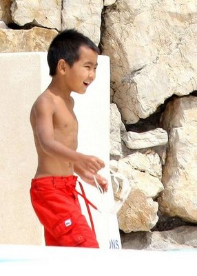 Maddox Jolie-Pitt enjoyed some sibling-free time. Maddox Jolie-Pitt enjoyed some sibling-free time.