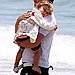 Kingston Rossdale soaked up the sun and daddy Gavin's love.