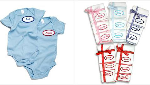 Personalized Onesies and Burpers