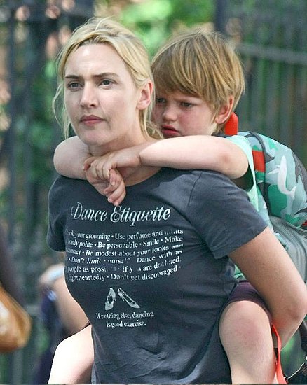 Mini Me: Kate Winslet and Joe Mendes