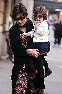 Katie Holmes and Suri Cruise Shade Their Eyes in Style