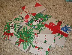 Wrap It Up: Handprint Holiday Paper Wrap It Up: Handprint Holiday Paper
