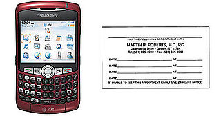 Lil Tip: Capture Appointment Cards on Your Cell Phone!