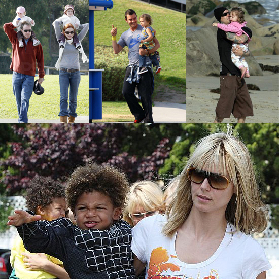 Celebabies and Parents Over the Weekend