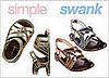Metallic Sandals for Girls