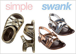 Metallic Sandals for Girls
