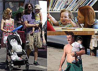 Celebrities and Their Babies Over the Weekend 2008-06-30 16:08:19