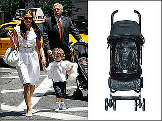 Barron Trump's Leather Stroller