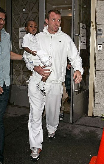 Guy and David Dressed in White Guy and David Dressed in White