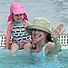 Marcia Cross and Eden Take a Dip