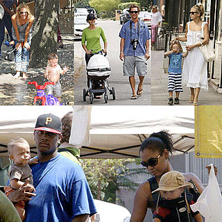 Celebrities and Their Babies Over the Weekend 2008-08-04 16:00:00