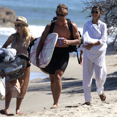 Another Day at the Beach for the McConaughey-Alves Crew Another Day at the Beach for the McConaughey-Alves Crew